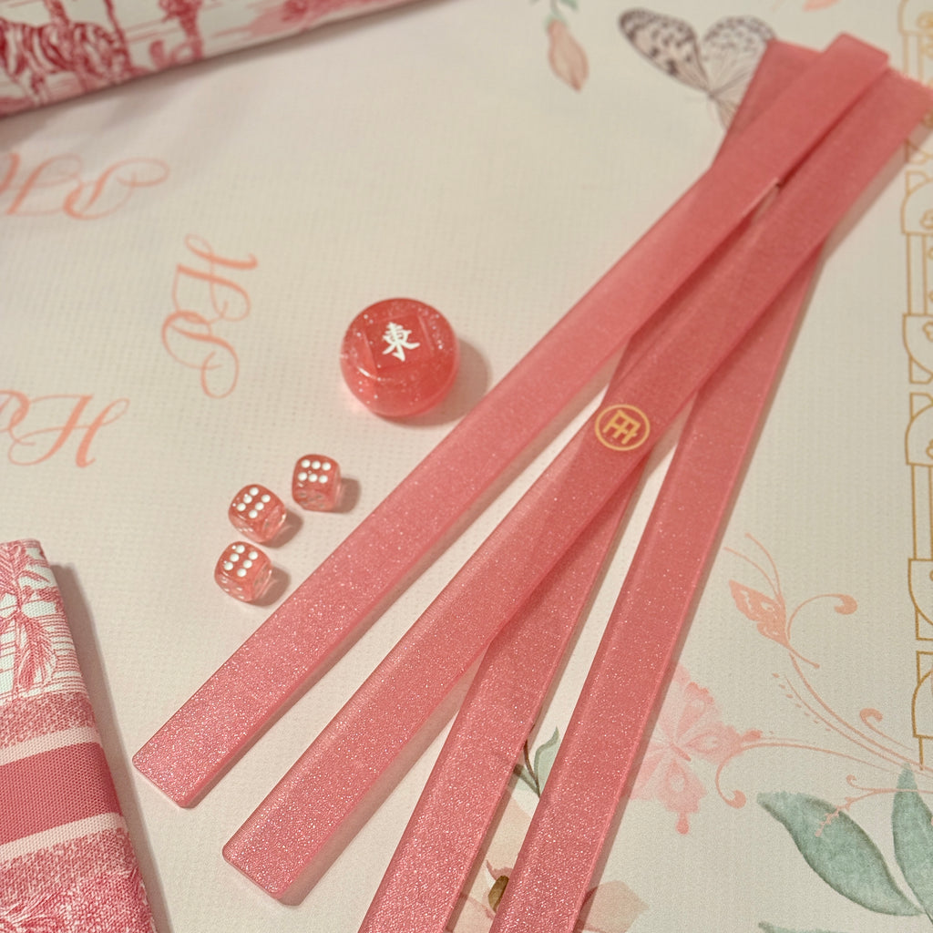 Personalised Mahjong Rulers Set of 4