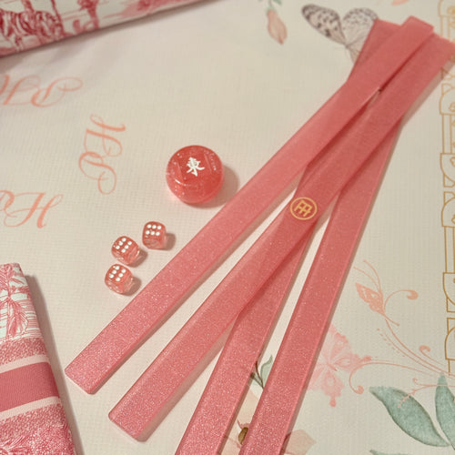 Personalised Mahjong Rulers Set of 4