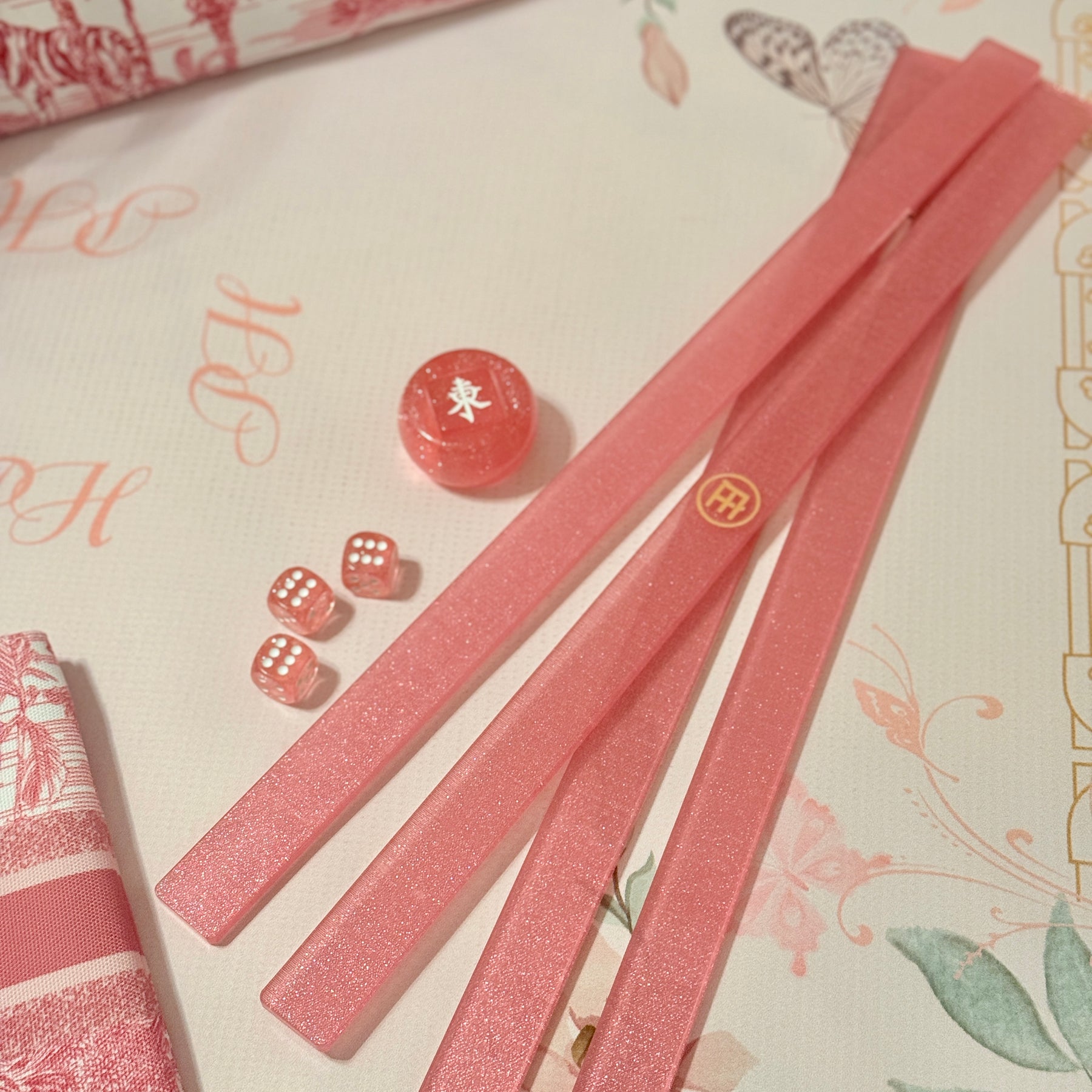 Personalised Mahjong Rulers Set of 4