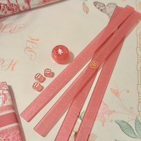Personalised Mahjong Rulers Set of 4