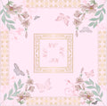 The Floral Bouquet personalised Mahjong mat with floral bouquet accents and butterflies by  Instyle Designs Hong Kong